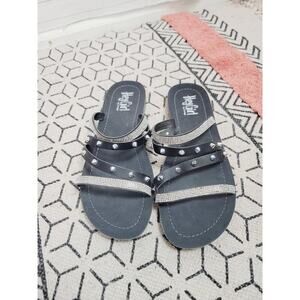 Hey Girl By Corky "Sun of a Beach" Slip On Slide  Sandle, sz 41/9 US